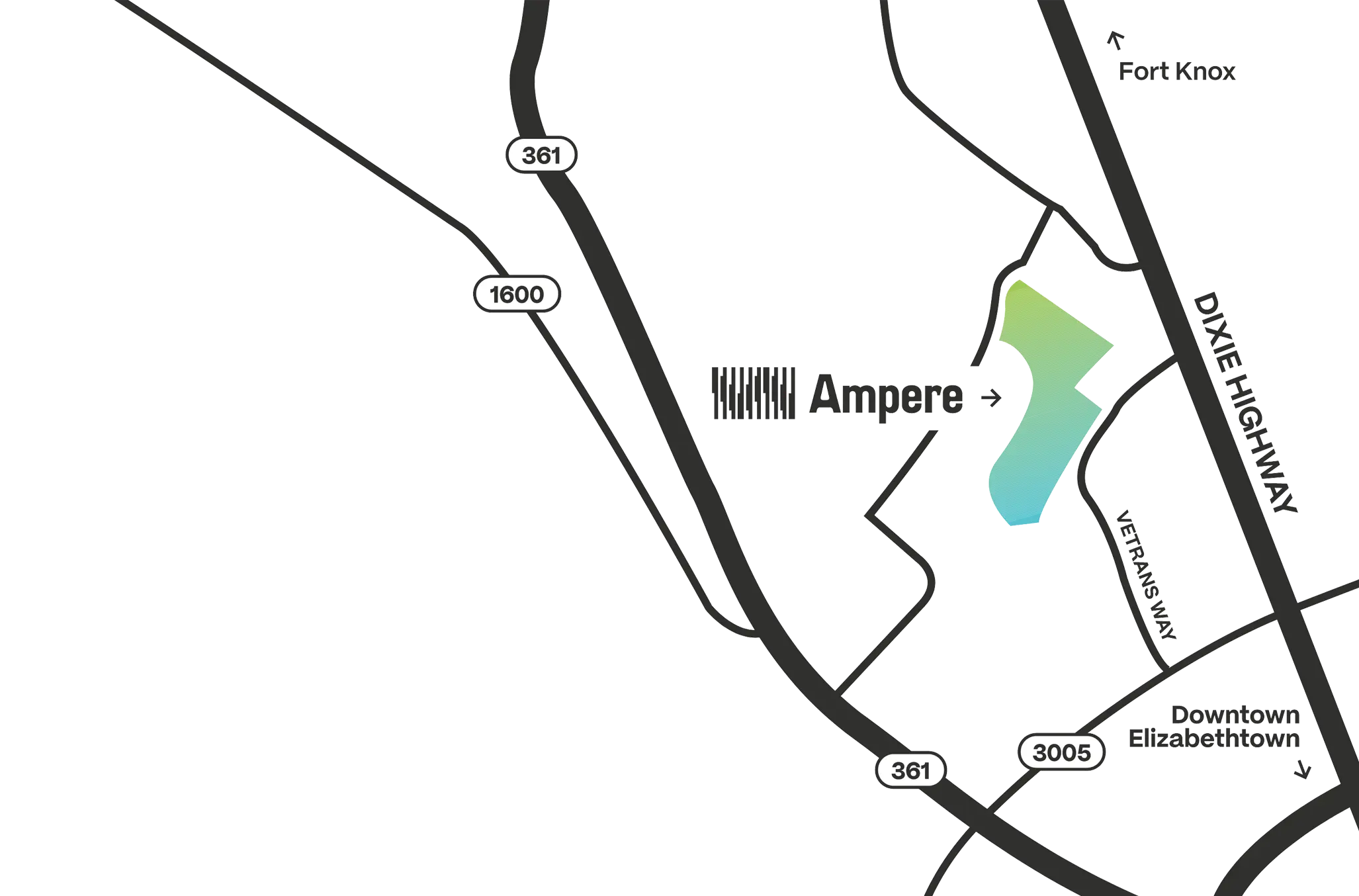 Ampere Location Map